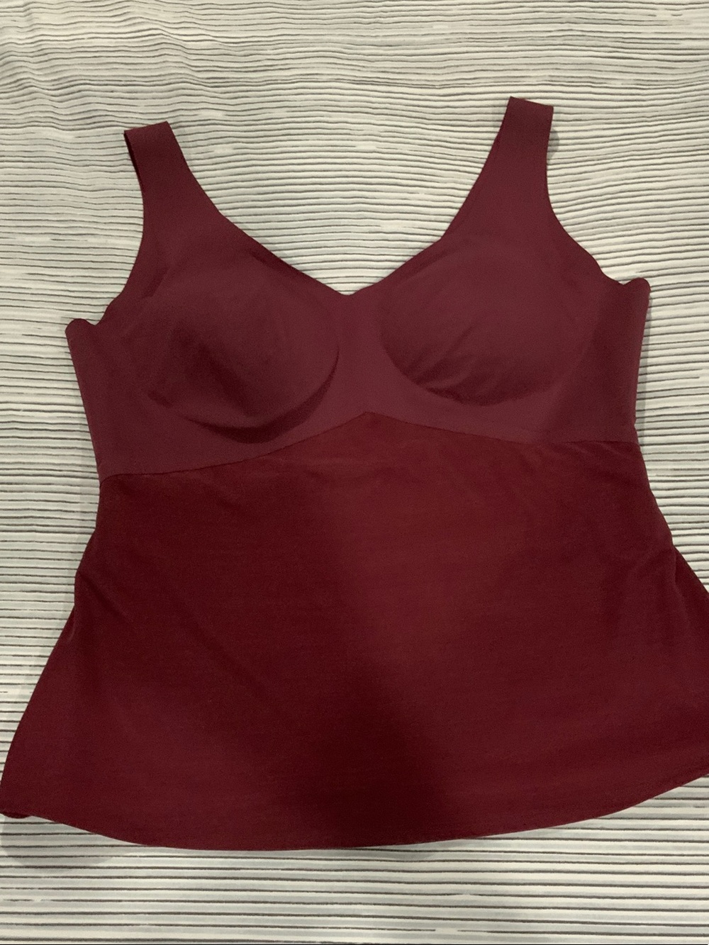 Honeylove Liftware Seamless Sculpting Tank in Fig (Deep Burgundy) - XL